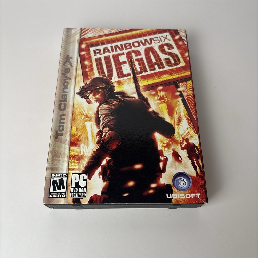 Tom Clancy's: Rainbow Six Vegas PC Video Game 2006 DVD-ROM Shooter